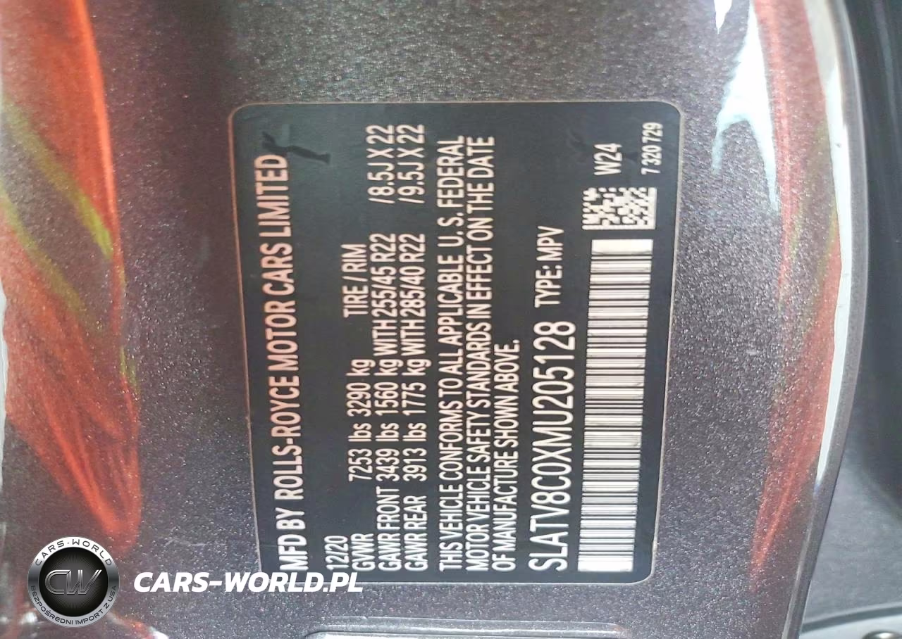 2021 Rolls-Royce Cullinan Black Badge VIN:SLATV8C0XMU205128 - 13