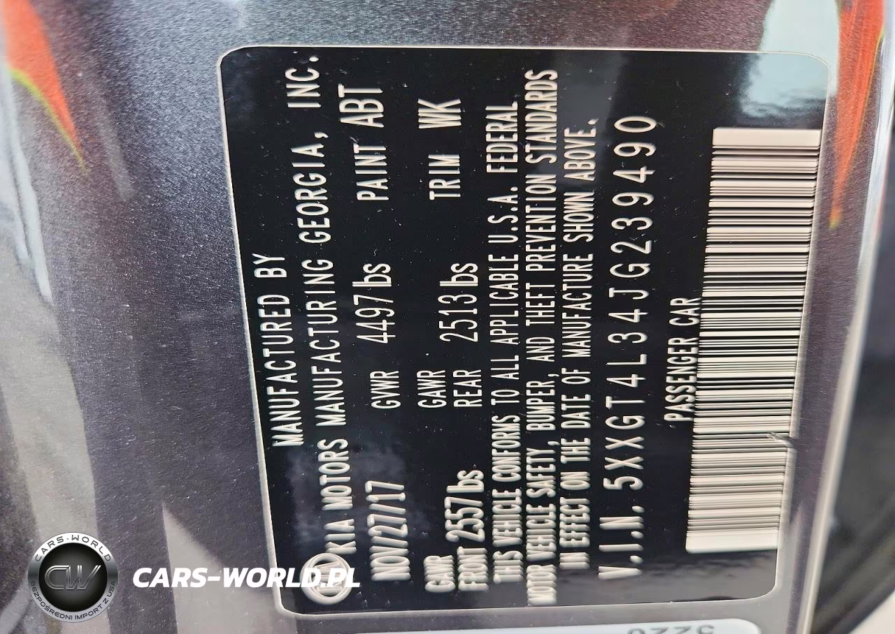 2018 Kia Optima S VIN:5XXGT4L34JG239490 - 12