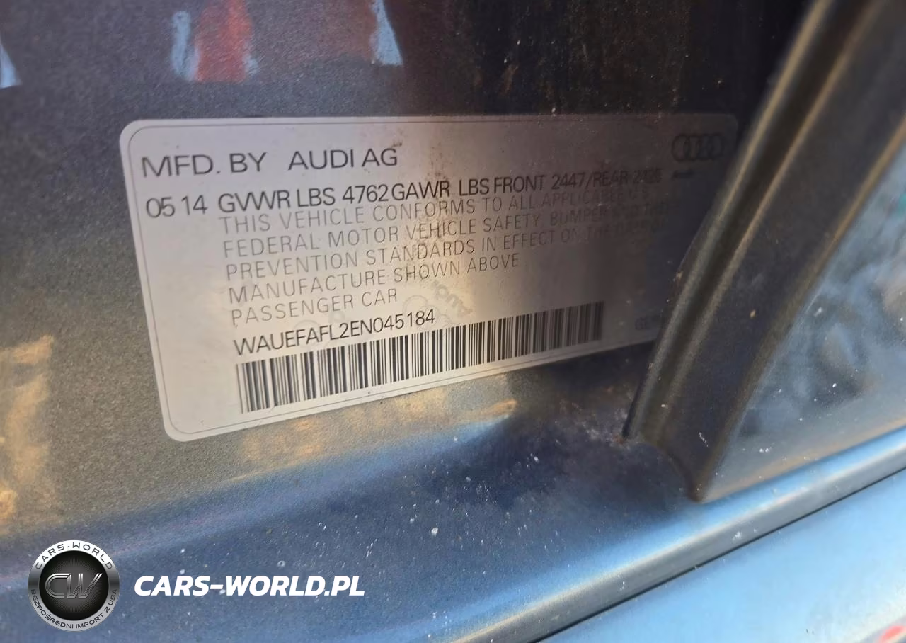 2014 Audi A4 Premium Plus VIN:WAUEFAFL2EN045184 - 12