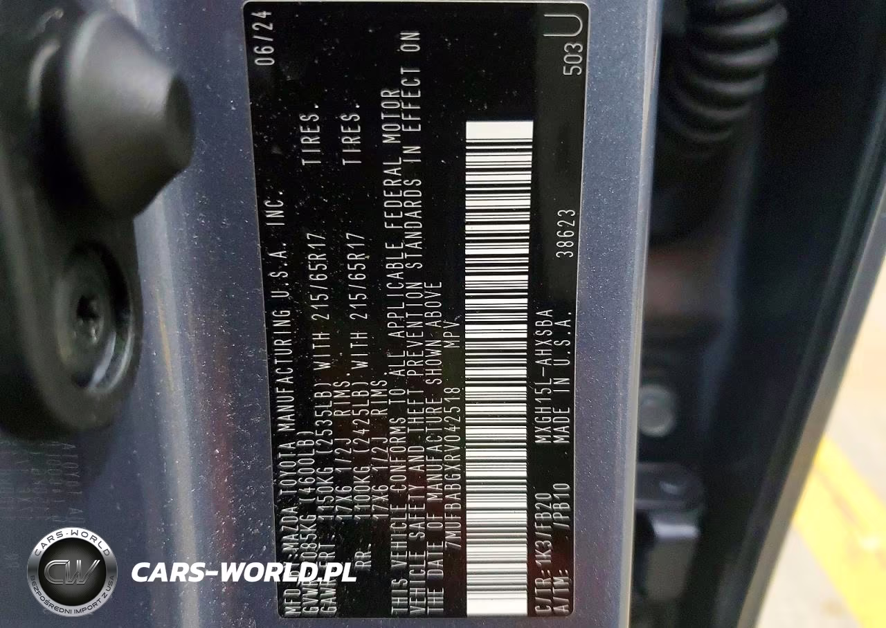 2024 Toyota Corolla Cross Hybrid Se VIN:7MUFBABGXRV042518 - 13
