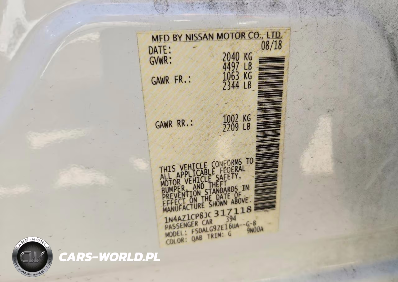 2018 Nissan Leaf Sl VIN:1N4AZ1CP8JC317118 - 13