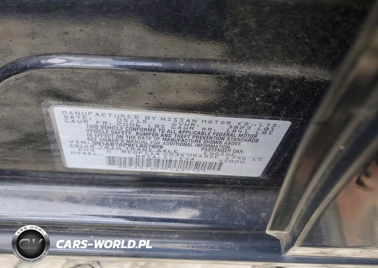 2015 Nissan Sentra Sv VIN:3N1AB7AP9FL657929 - 12