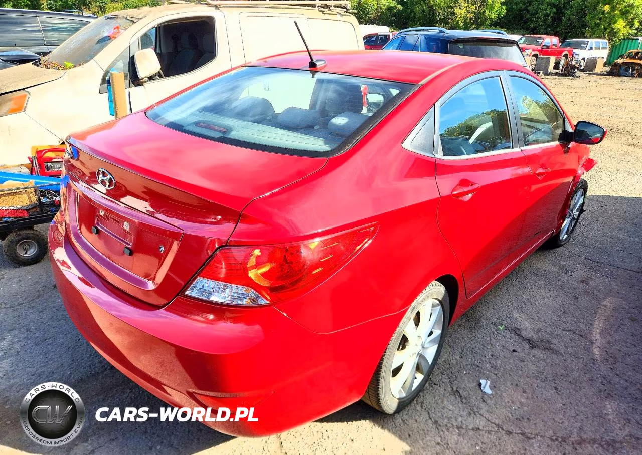 2012 Hyundai Accent Gls VIN:KMHCU4AEXCU080564 - 3