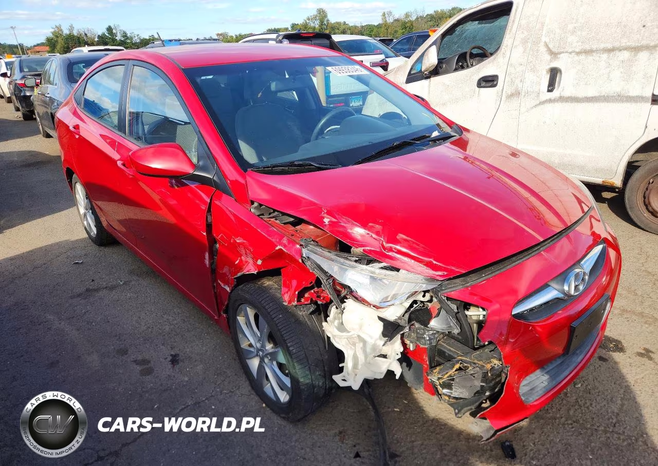 2012 Hyundai Accent Gls VIN:KMHCU4AEXCU080564 - 4