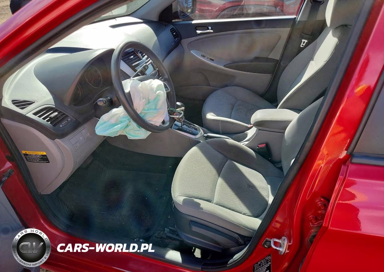 2012 Hyundai Accent Gls VIN:KMHCU4AEXCU080564 - 7