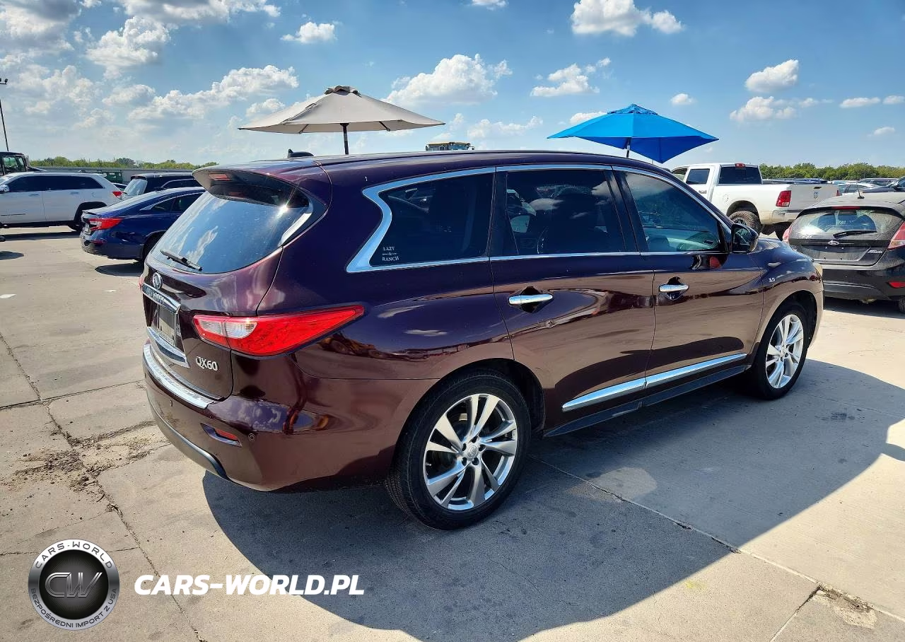 2014 Infiniti Qx60 Base VIN:5N1AL0MN8EC508381 - 3