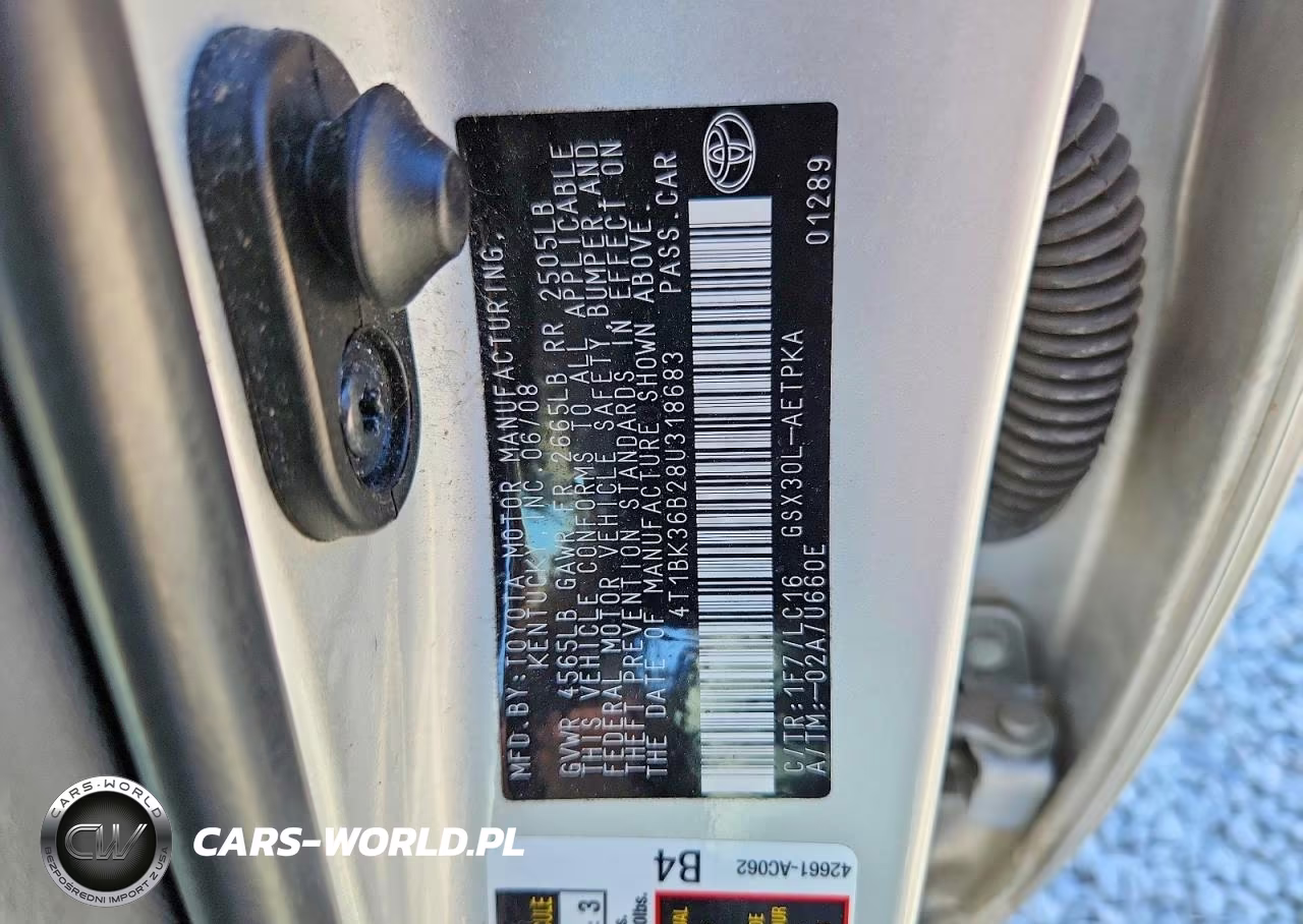 2008 Toyota Avalon Limited VIN:4T1BK36B28U318683 - 12