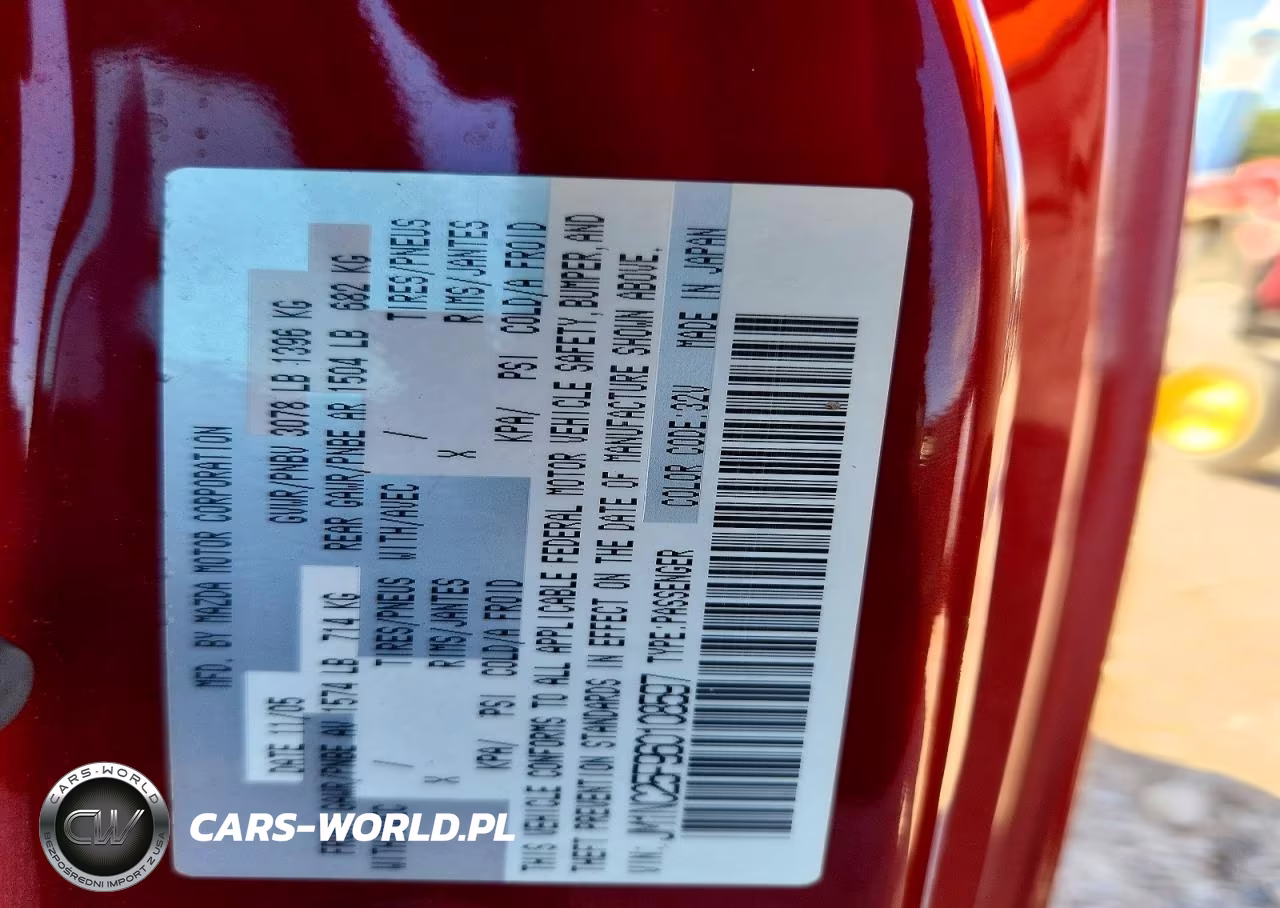 2006 Mazda Mx-5 Miata VIN:JM1NC25F960108597 - 12