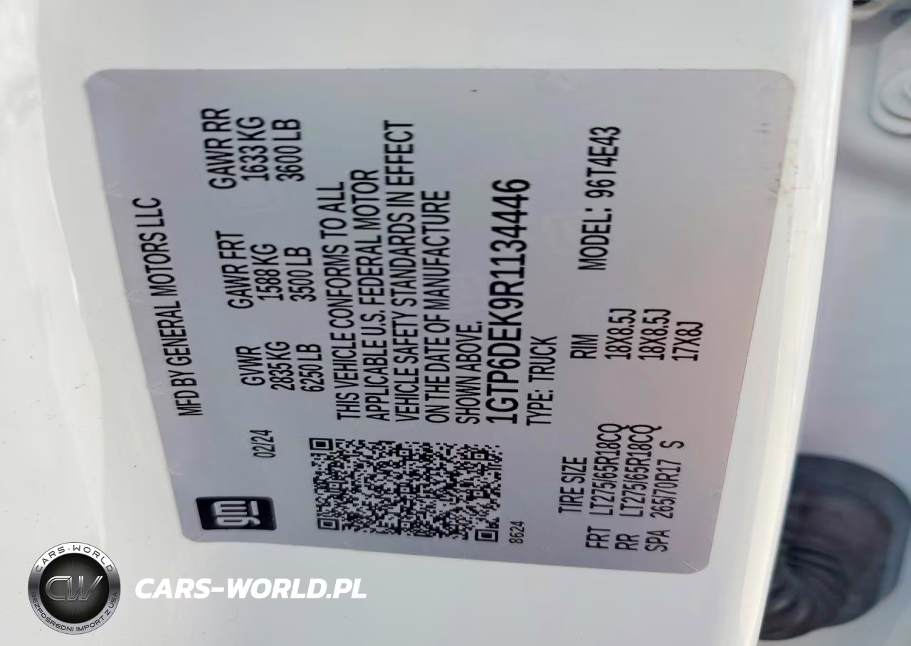 2024 GMC Canyon At4 VIN:1GTP6DEK9R1134446 - 12