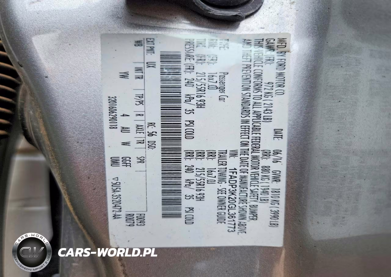 2016 Ford Focus Se VIN:1FADP3K20GL361773 - 13