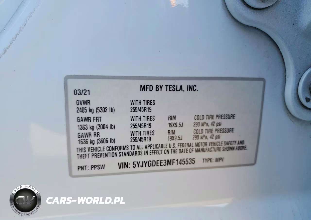 2021 Tesla Model Y VIN:5YJYGDEE3MF145535 - 13