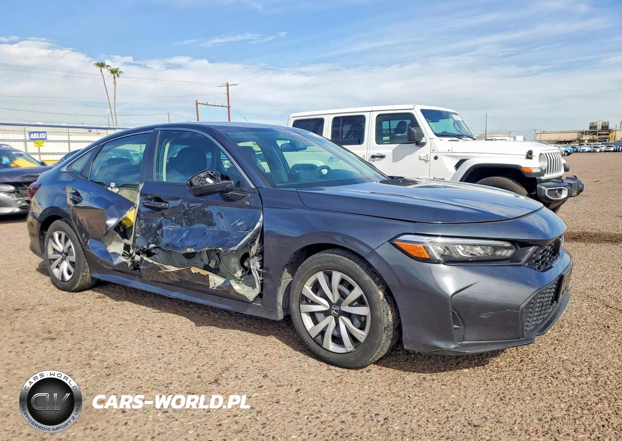 2025 Honda Civic Lx VIN:2HGFE2F27SH603415 - 4