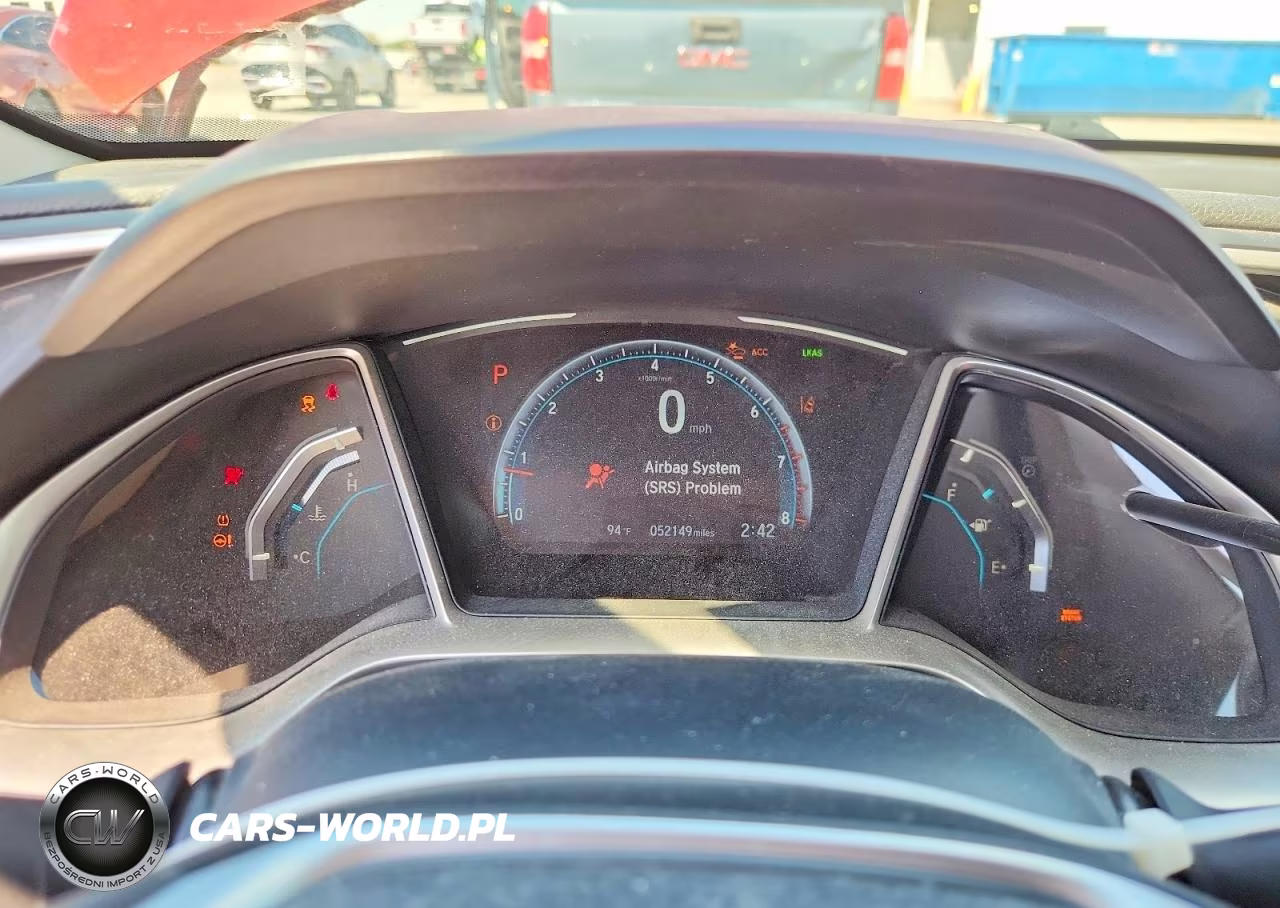 2020 Honda Civic Ex VIN:19XFC1F36LE203186 - 9