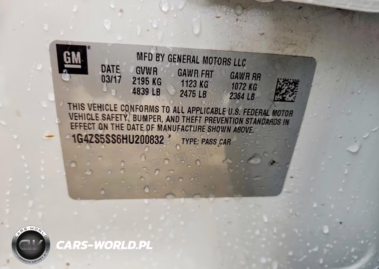 2017 Buick Lacrosse Premium VIN:1G4ZS5SS6HU200832 - 12