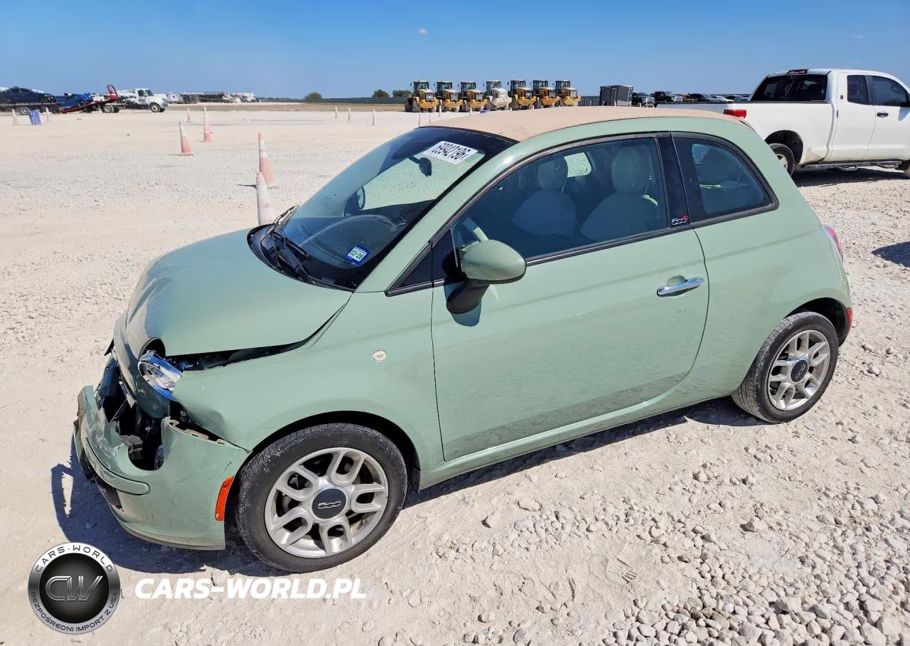2015 Fiat 500 Pop VIN:3C3CFFDR1FT624963 - 1