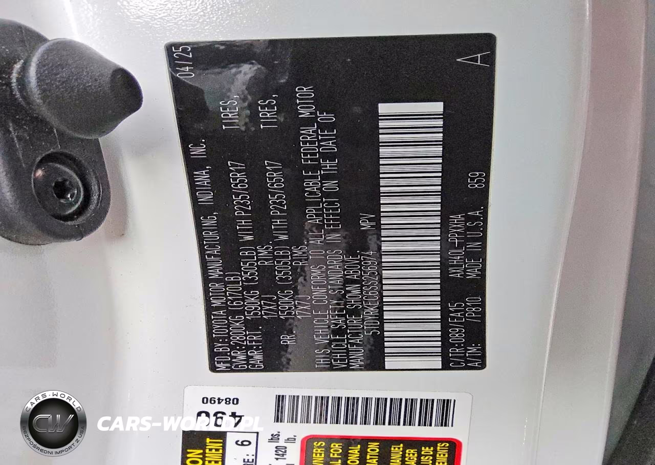 2025 Toyota Sienna Xle 8-Passenger VIN:5TDYRKEC6SS256974 - 13