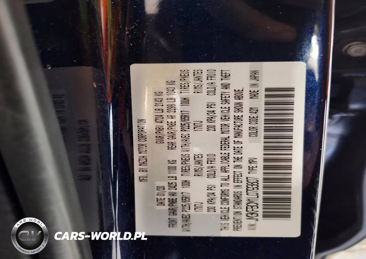 2020 Mazda Cx-5 Touring VIN:JM3KFBCM1L0793807 - 12