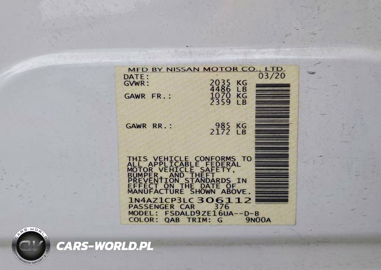 2020 Nissan Leaf Sv VIN:1N4AZ1CP3LC306112 - 12