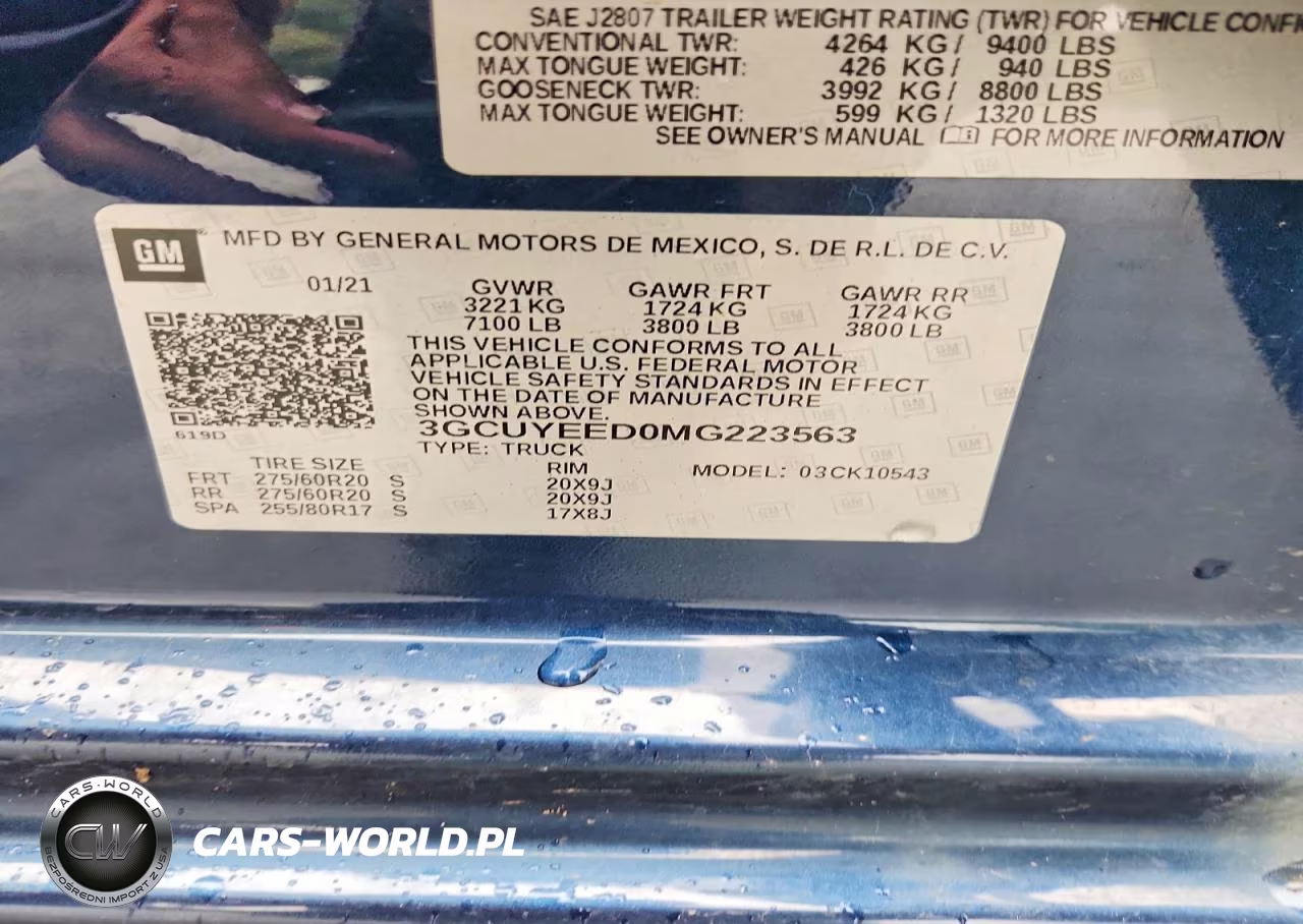 2021 Chevrolet Silverado K1500 Rst VIN:3GCUYEED0MG223563 - 13