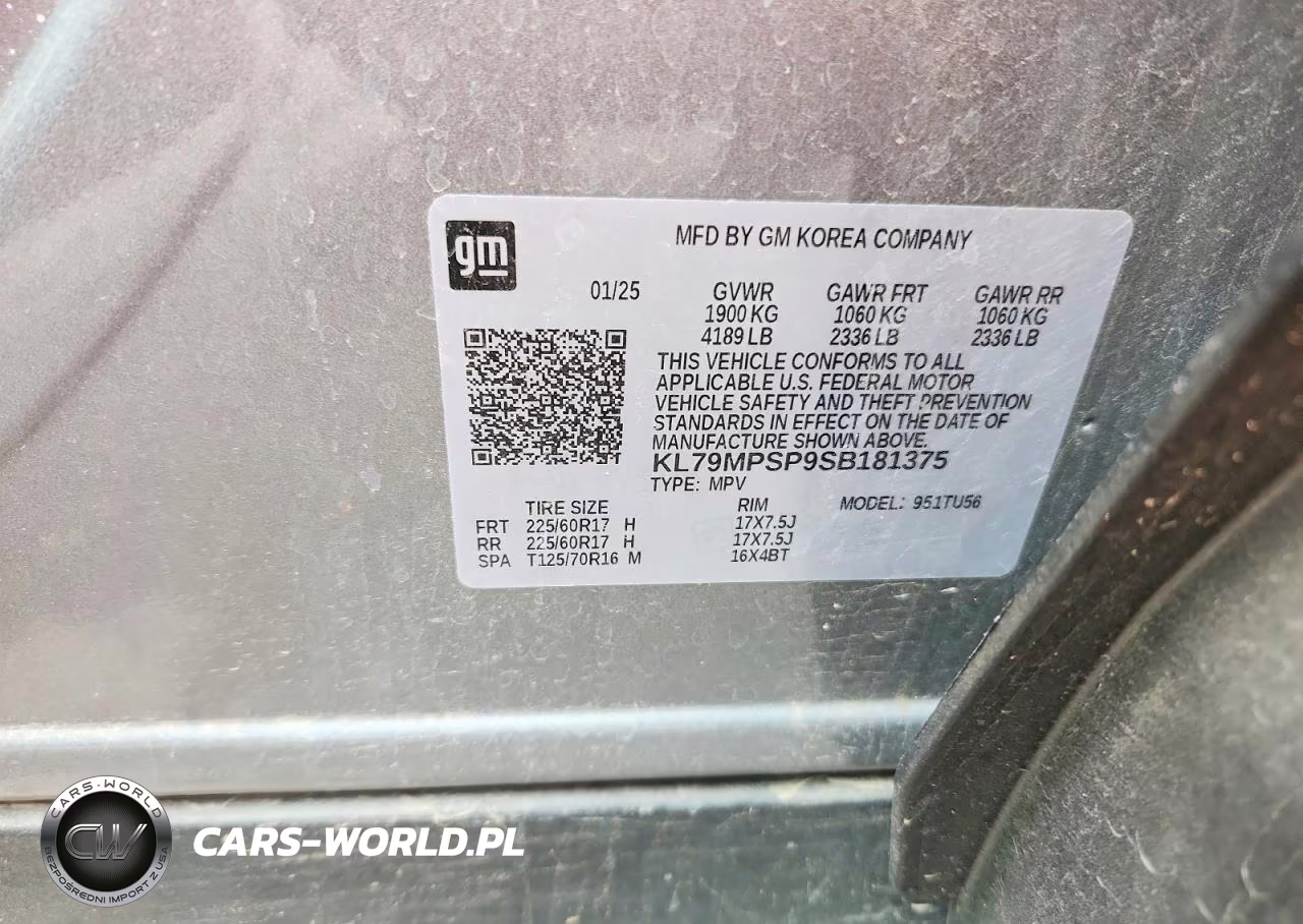 2025 Chevrolet Trailblazer Lt VIN:KL79MPSP9SB181375 - 13