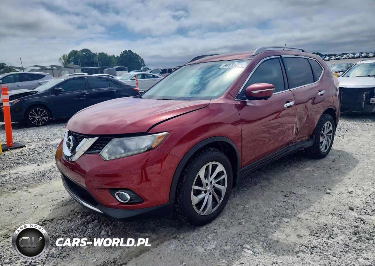 2015 Nissan Rogue Sl VIN:5N1AT2MT1FC854817 - 1