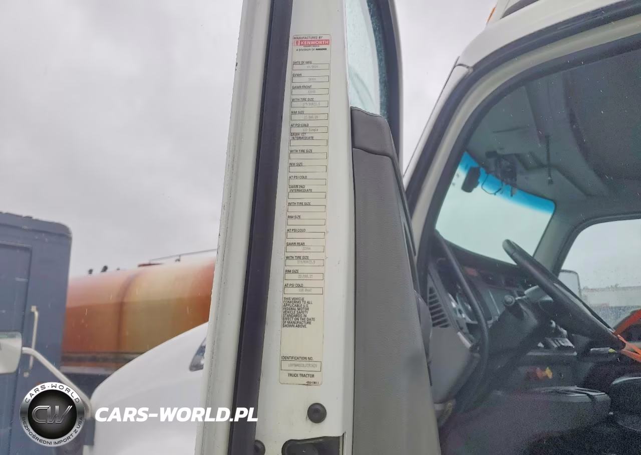 2020 Kenworth T680 Semi Truck VIN:1XKYA48X2LJ393429 - 12