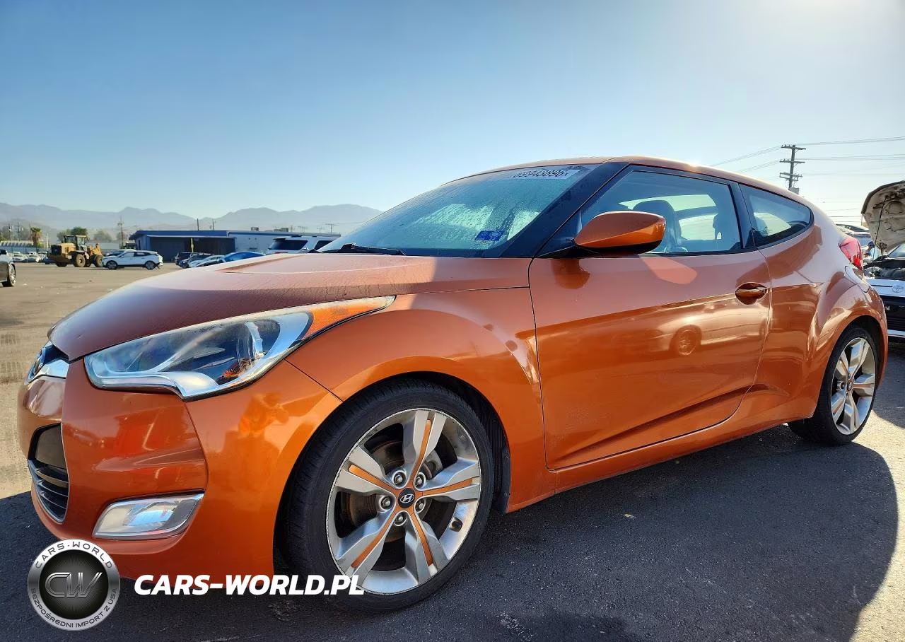 2012 Hyundai Veloster Base VIN:KMHTC6AD6CU041430 - 1