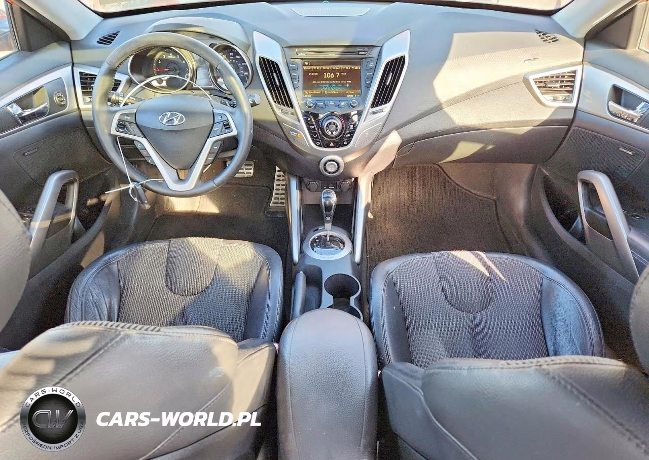 2012 Hyundai Veloster Base VIN:KMHTC6AD6CU041430 - 8