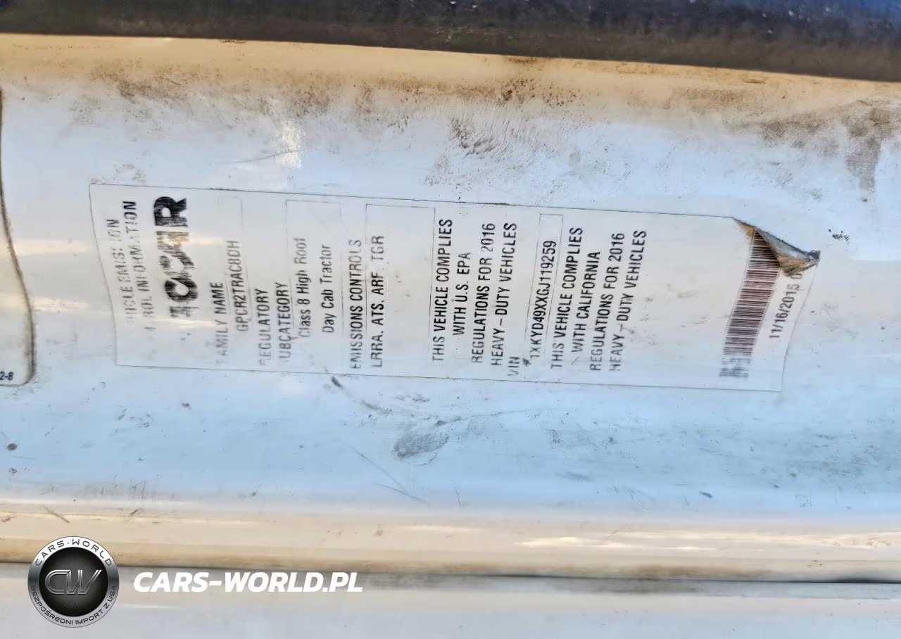 2016 Kenworth T680 Semi Truck VIN:1XKYD49XXGJ119259 - 12