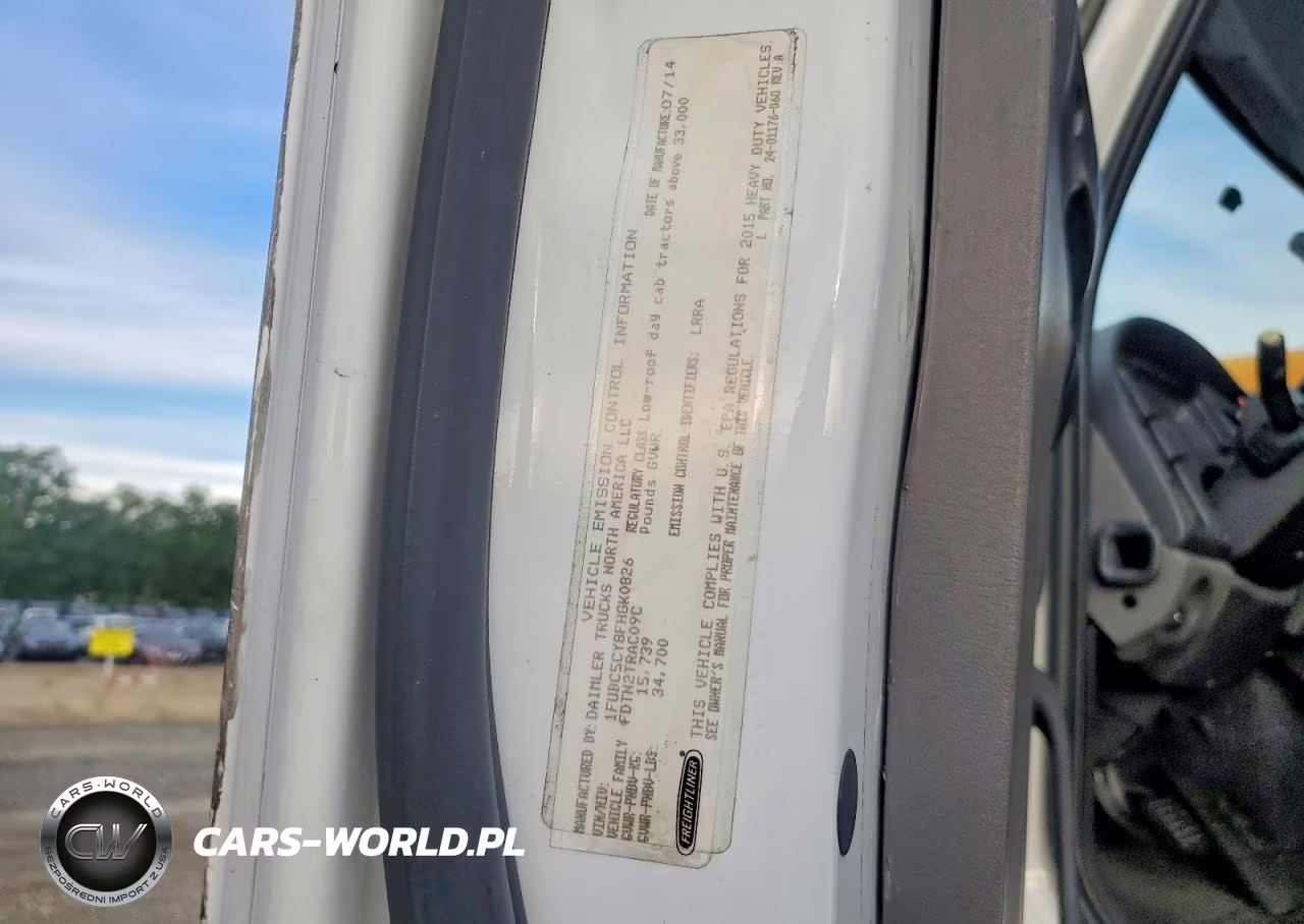 2015 Freightliner Business Class M2 Semi Truck VIN:1FUBC5CY8FHGK0826 - 11