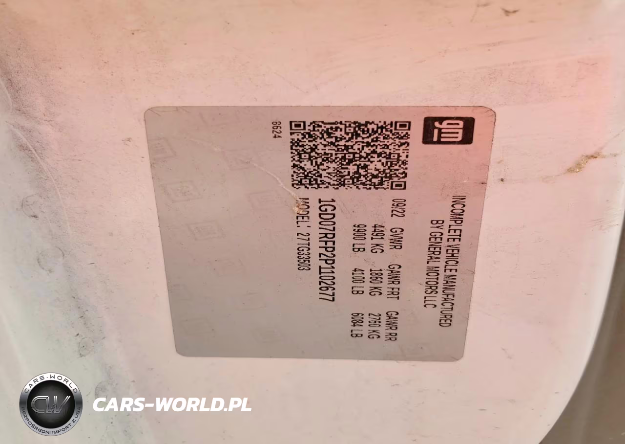 2023 GMC Savana Refrigerated Box Truck VIN:1GD07RFP2P1102677 - 12