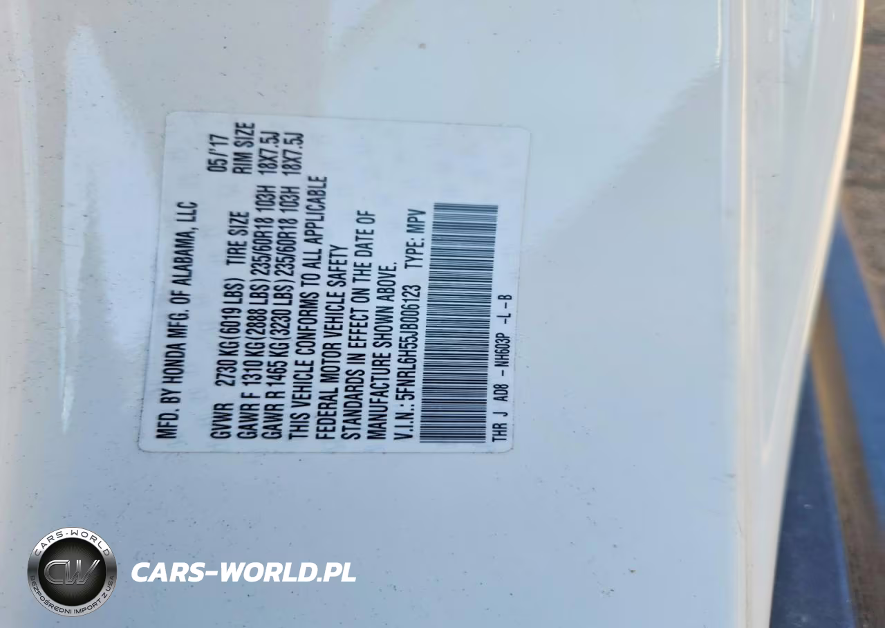 2018 Honda Odyssey Ex VIN:5FNRL6H55JB006123 - 13