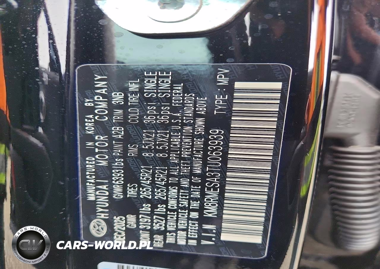 2026 Hyundai Palisade Calligraphy VIN:KM8RMESA3TU063939 - 13