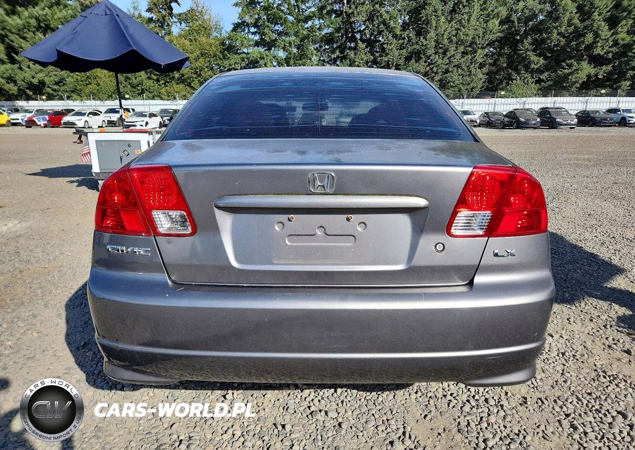 2004 Honda Civic Lx VIN:2HGES16594H582255 - 6