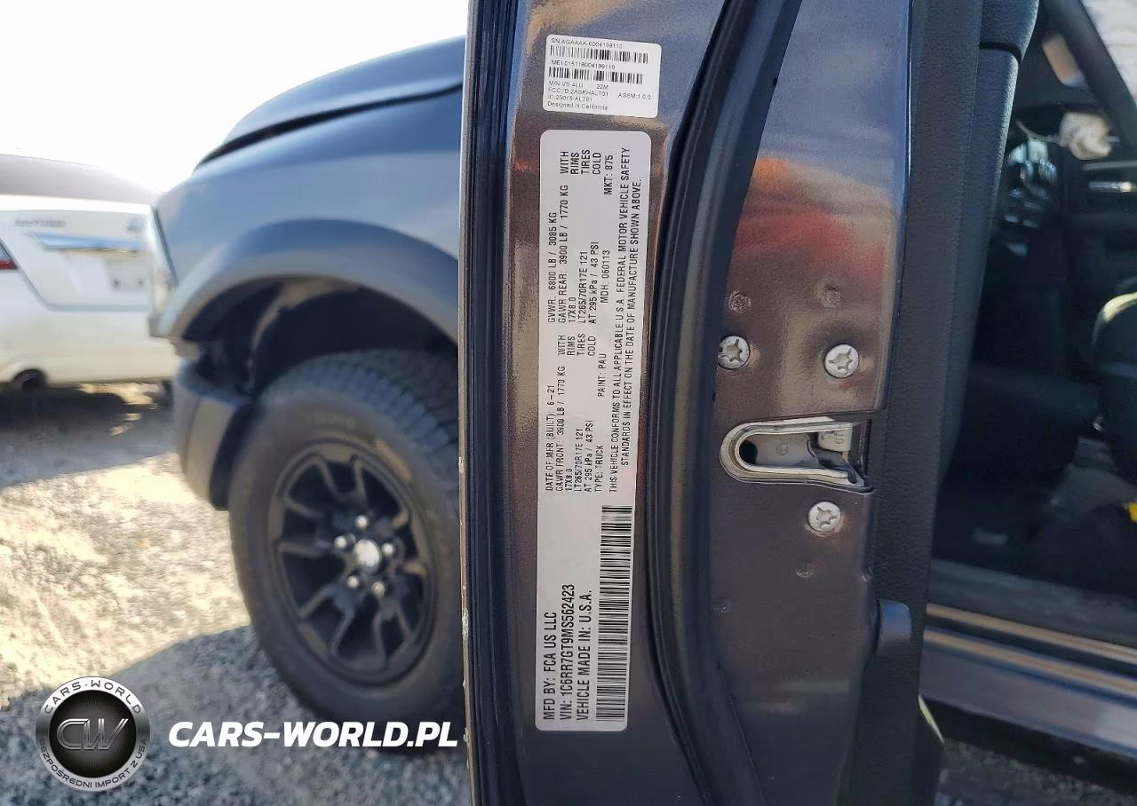 2021 Ram 1500 Classic Slt VIN:1C6RR7GT9MS562423 - 12