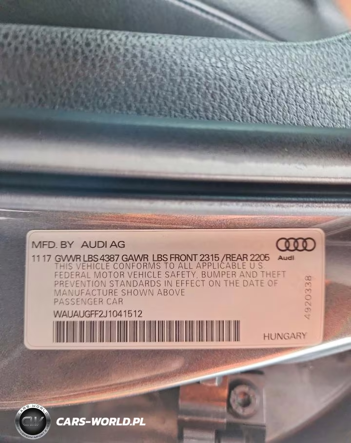 2018 Audi A3 Premium VIN:WAUAUGFF2J1041512 - 12