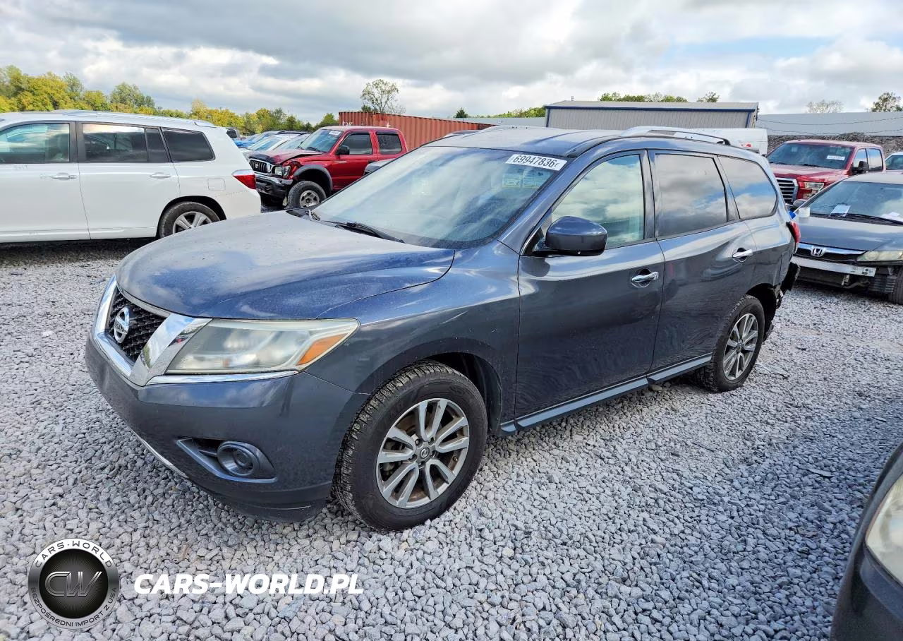 2014 Nissan Pathfinder Sv VIN:5N1AR2MM5EC701153 - 1