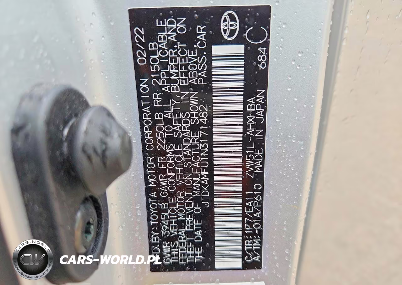 2022 Toyota Prius Limited VIN:JTDKAMFU1N3171482 - 13