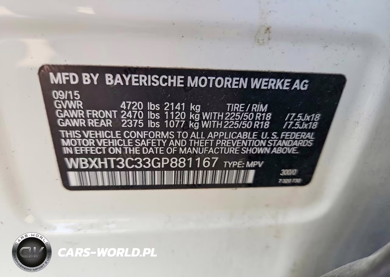2016 BMW X1 xDrive28I VIN:WBXHT3C33GP881167 - 13