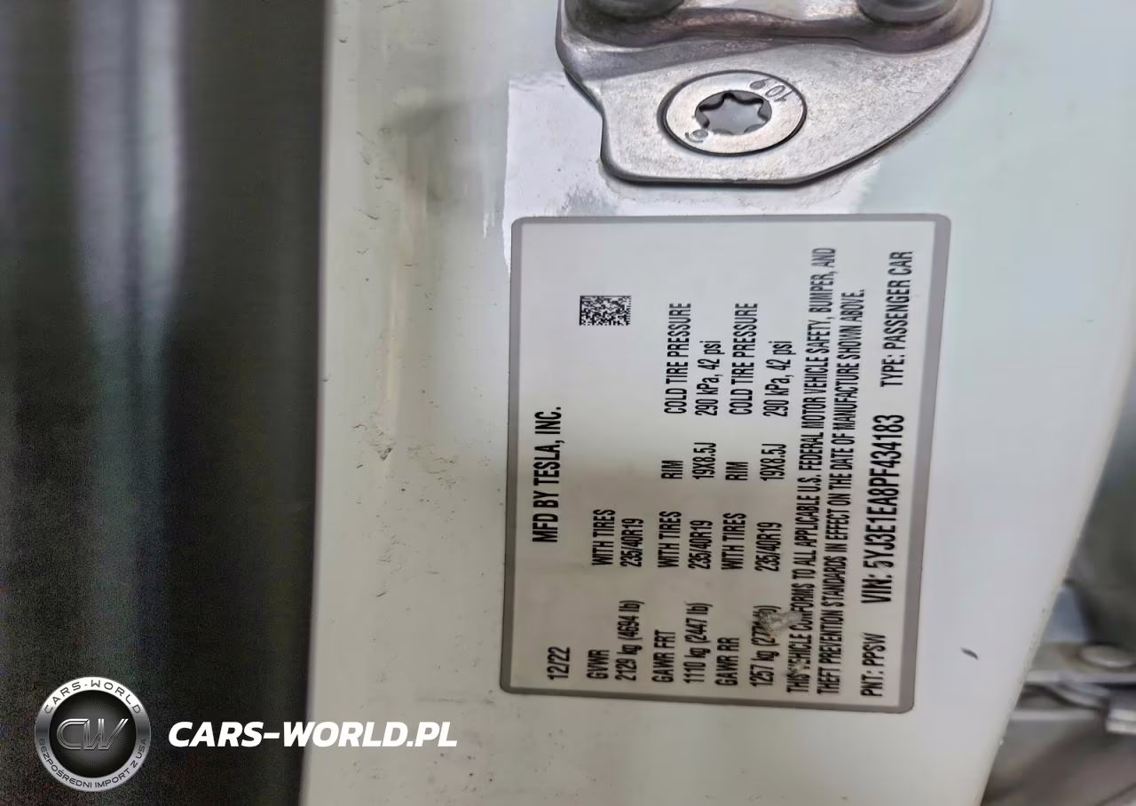 2023 Tesla Model 3 VIN:5YJ3E1EA8PF434183 - 12