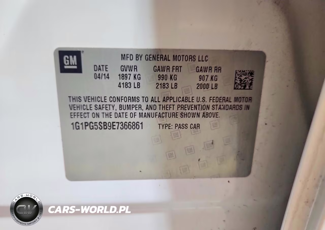 2014 Chevrolet Cruze Ltz VIN:1G1PG5SB9E7366861 - 12