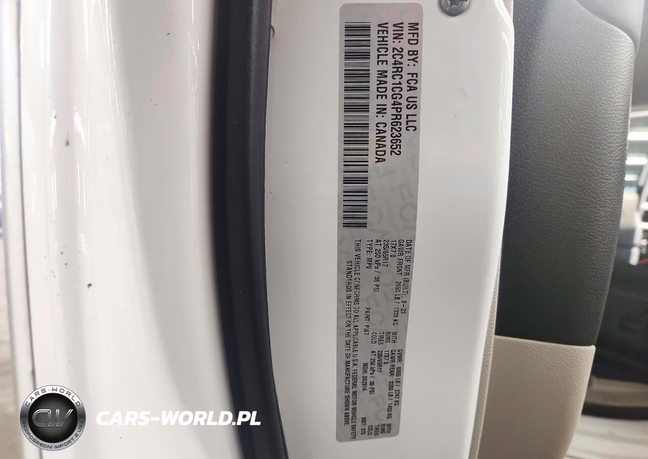 2023 Chrysler Voyager Lx VIN:2C4RC1CG4PR623652 - 14