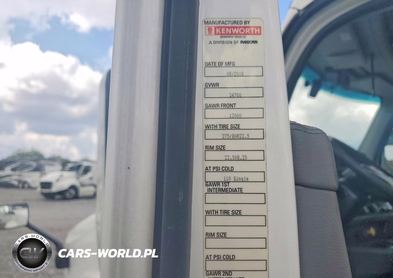2019 Kenworth Constructi - Semi Truck VIN:1XKYA48XXKJ297076 - 12