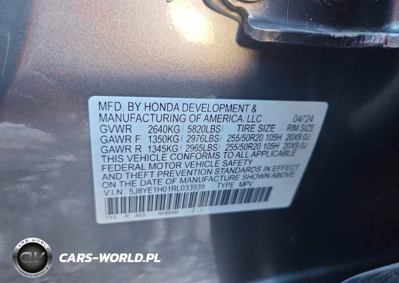 2024 Acura Mdx VIN:5J8YE1H01RL033939 - 13