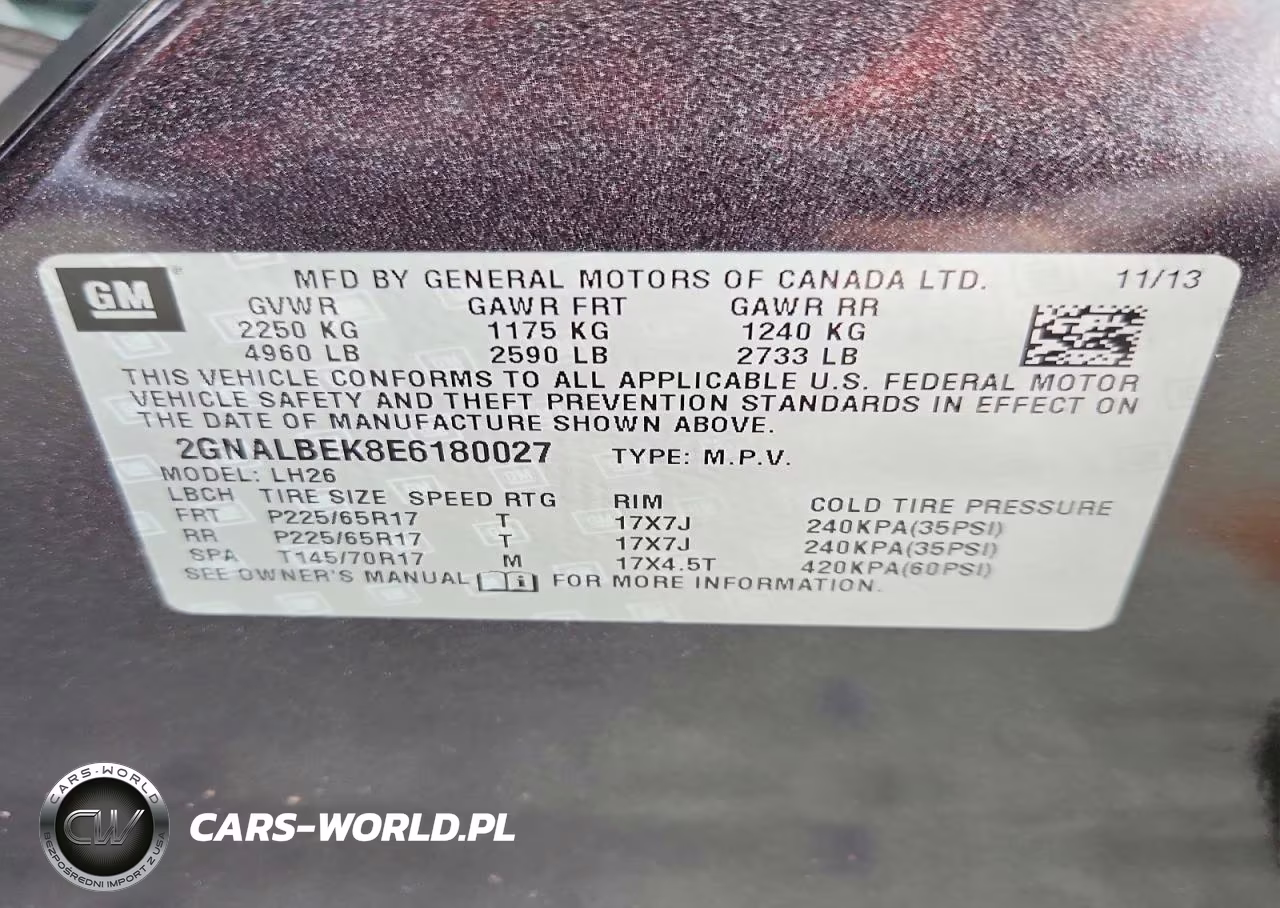 2014 Chevrolet Equinox Lt VIN:2GNALBEK8E6180027 - 12