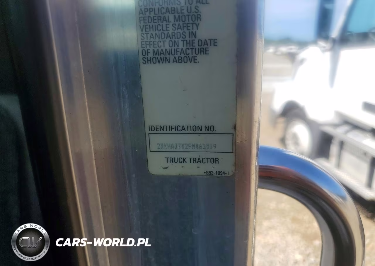 2015 Kenworth T370 Semi Truck VIN:2XKHAJ7X2FM462519 - 11