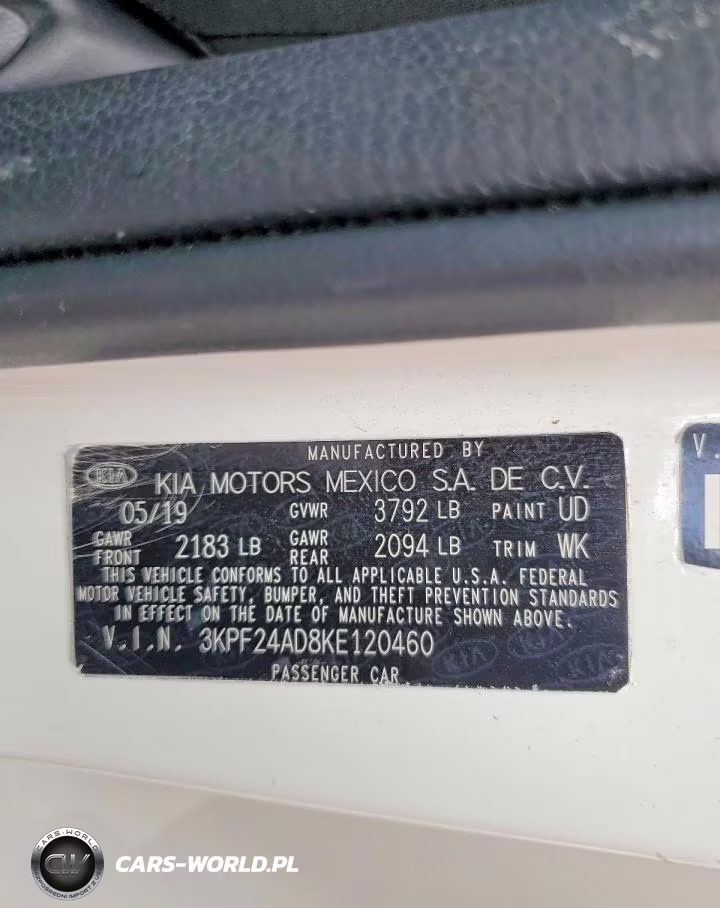 2019 Kia Forte Lxs VIN:3KPF24AD8KE120460 - 12