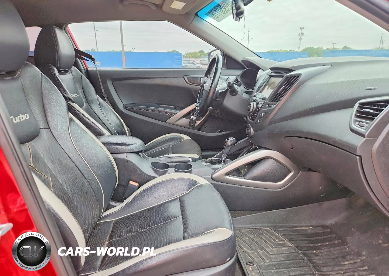 2014 Hyundai Veloster Turbo VIN:KMHTC6AE7EU210656 - 10