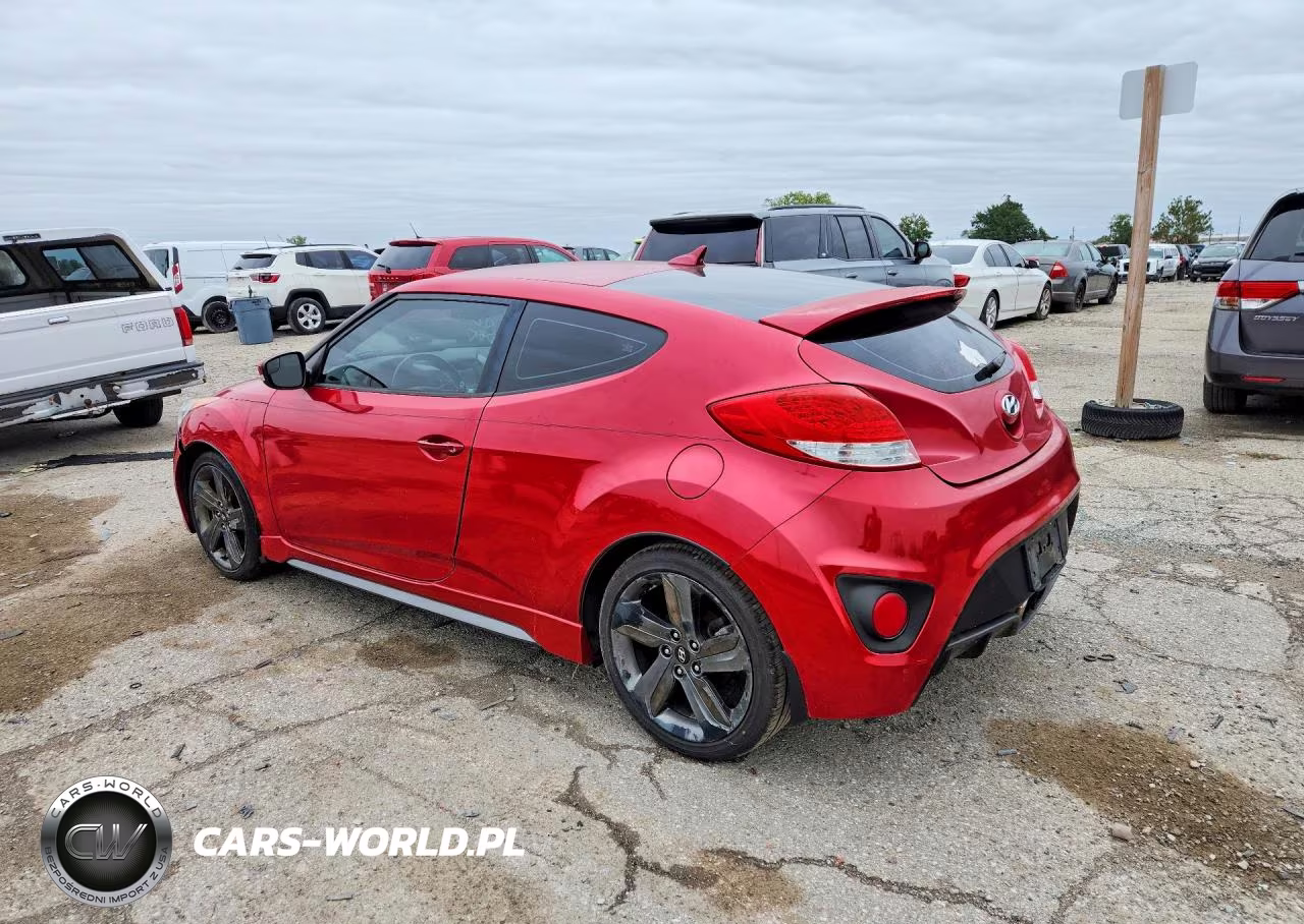 2014 Hyundai Veloster Turbo VIN:KMHTC6AE7EU210656 - 2
