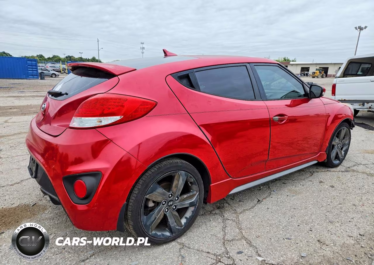 2014 Hyundai Veloster Turbo VIN:KMHTC6AE7EU210656 - 3